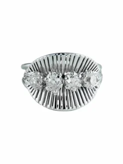 Bague Or blanc et Diamants