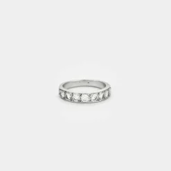 BAGUE OR BLANC ET DIAMANTS