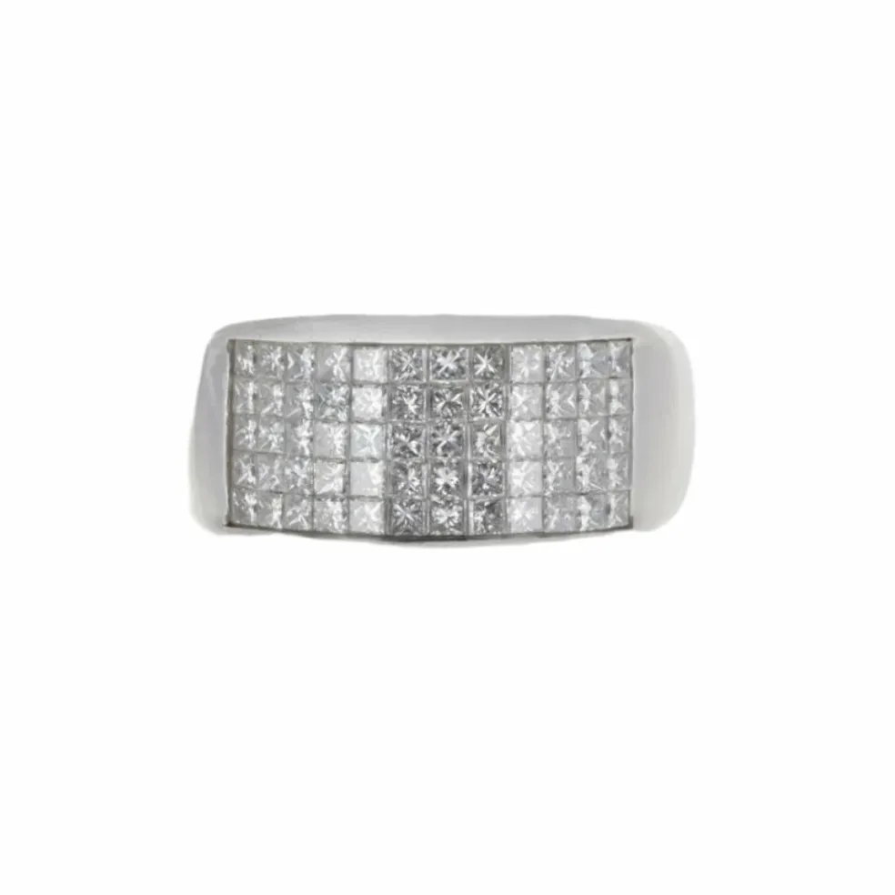 Bague Or blanc et Diamants Brillants