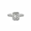 Bague or blanc et diamants