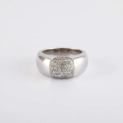 Bague Or blanc et diamants