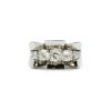 Bague or blanc et diamants
