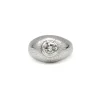 Bague or blanc et Diamant