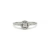 Bague or blanc et diamants