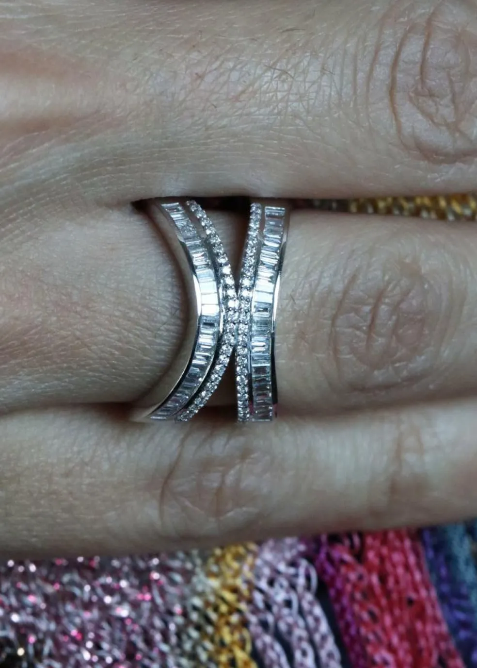 Bague Or blanc et Diamants