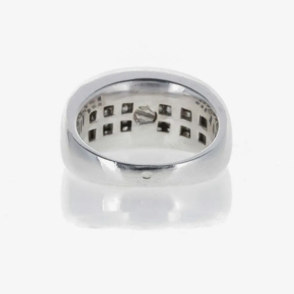 Bague Or blanc et Diamants Brillants