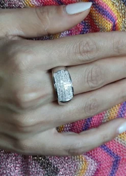 Bague Or blanc et Diamants