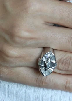 Bague Or blanc et Diamants