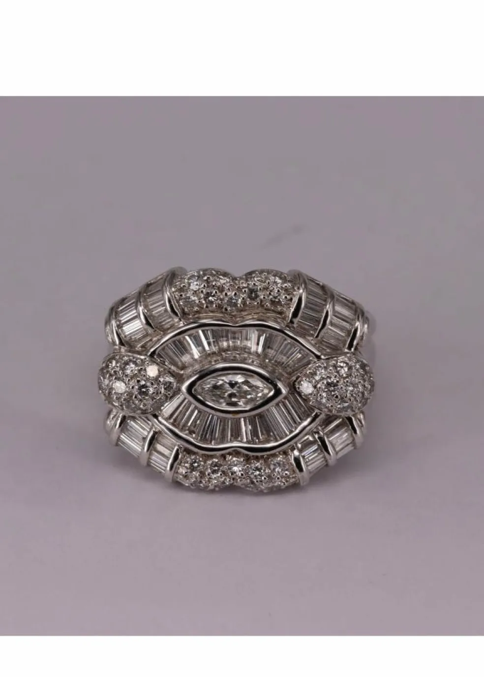 Bague Or blanc et Diamants