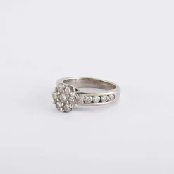 Bague Or blanc et diamants