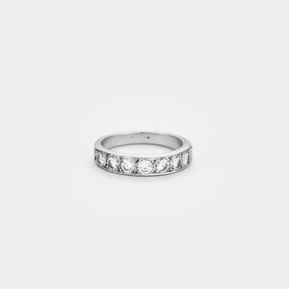 BAGUE OR BLANC ET DIAMANTS