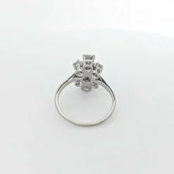 Bague or blanc et diamants