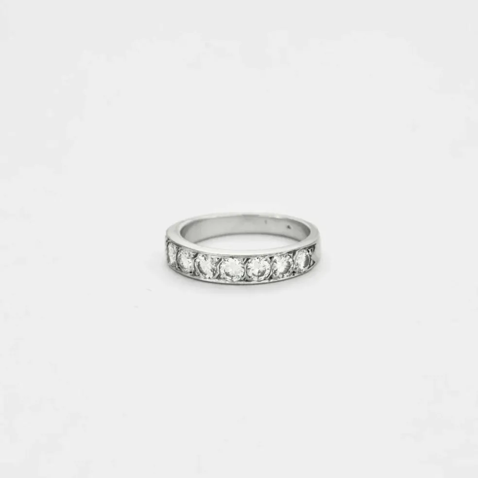 BAGUE OR BLANC ET DIAMANTS