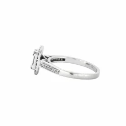 Bague or blanc et diamants