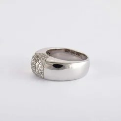 Bague Or blanc et diamants