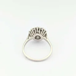 Bague or blanc et diamants