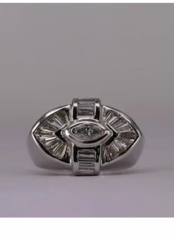 Bague Or blanc et Diamants