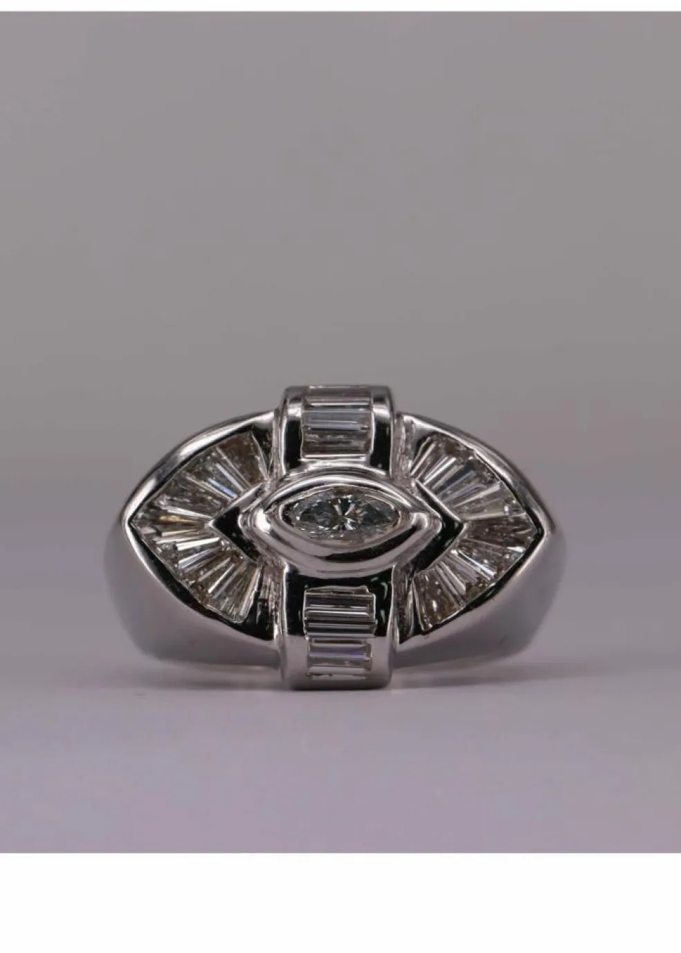 Bague Or blanc et Diamants