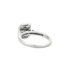 Bague or blanc et diamants