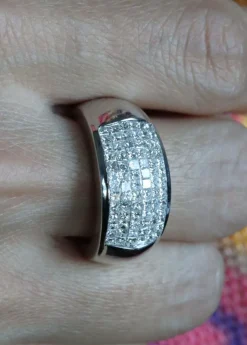 Bague Or blanc et Diamants