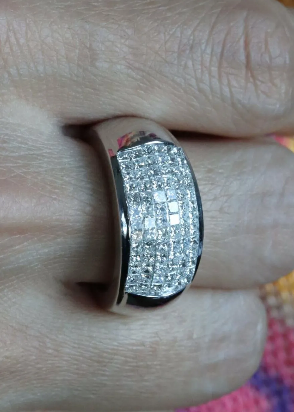 Bague Or blanc et Diamants