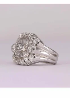 Bague Or blanc et Diamants