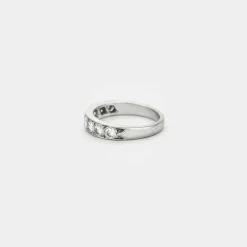 BAGUE OR BLANC ET DIAMANTS