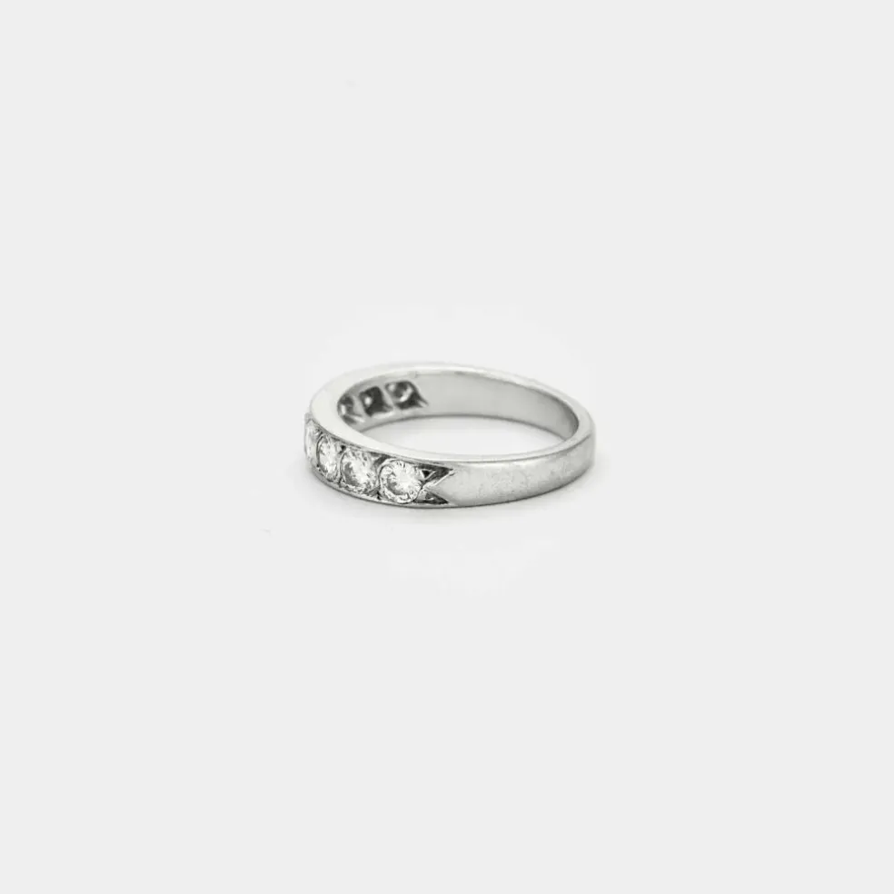 BAGUE OR BLANC ET DIAMANTS