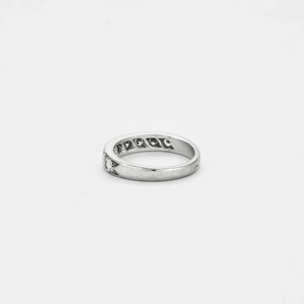 BAGUE OR BLANC ET DIAMANTS