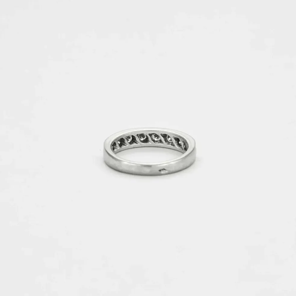 BAGUE OR BLANC ET DIAMANTS