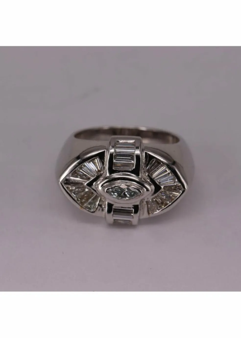 Bague Or blanc et Diamants