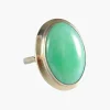 Bague Or Blanc Jade