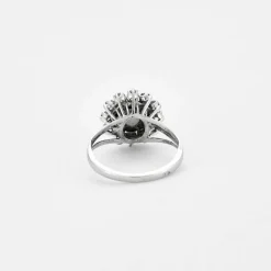 Bague or blanc perle akoya et diamants