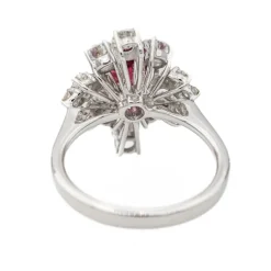 Bague Or blanc Rubis