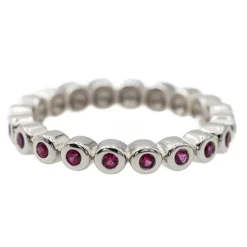 Bague Or Blanc Saphir