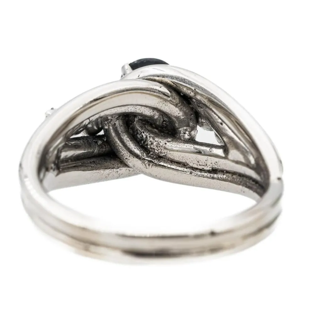 Bague Or blanc Saphir