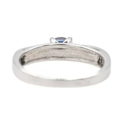 Bague Or blanc Saphir