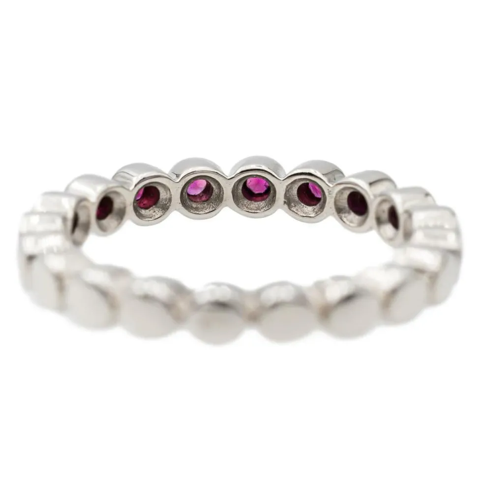 Bague Or Blanc Saphir