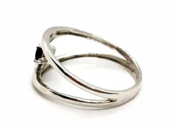 Bague Or blanc Saphir
