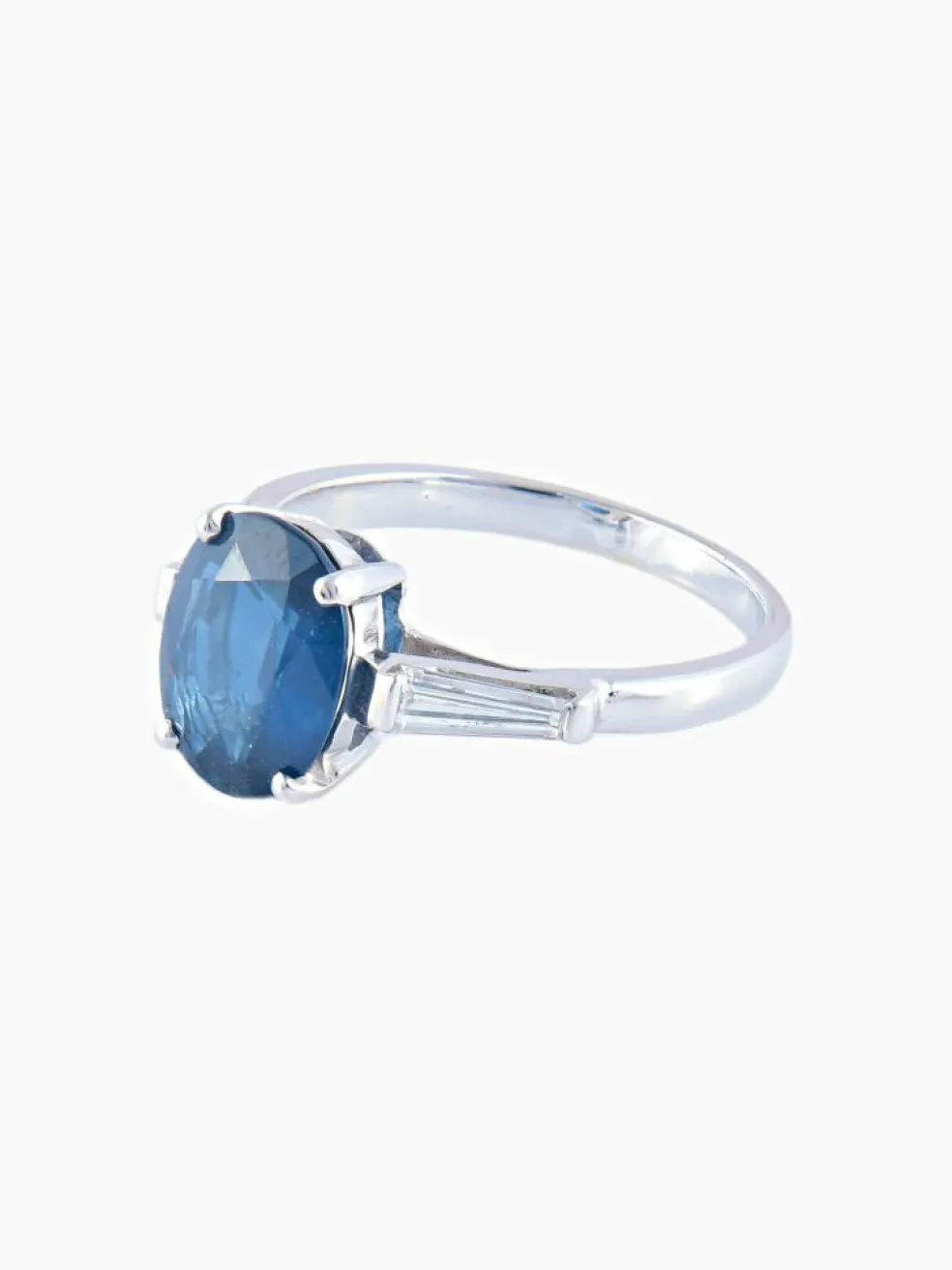 Bague Or Blanc Saphir Thaïlande Diamants