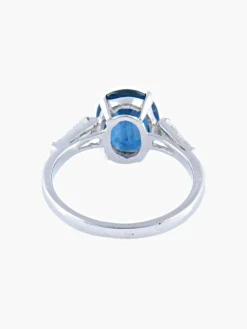 Bague Or Blanc Saphir Thaïlande Diamants