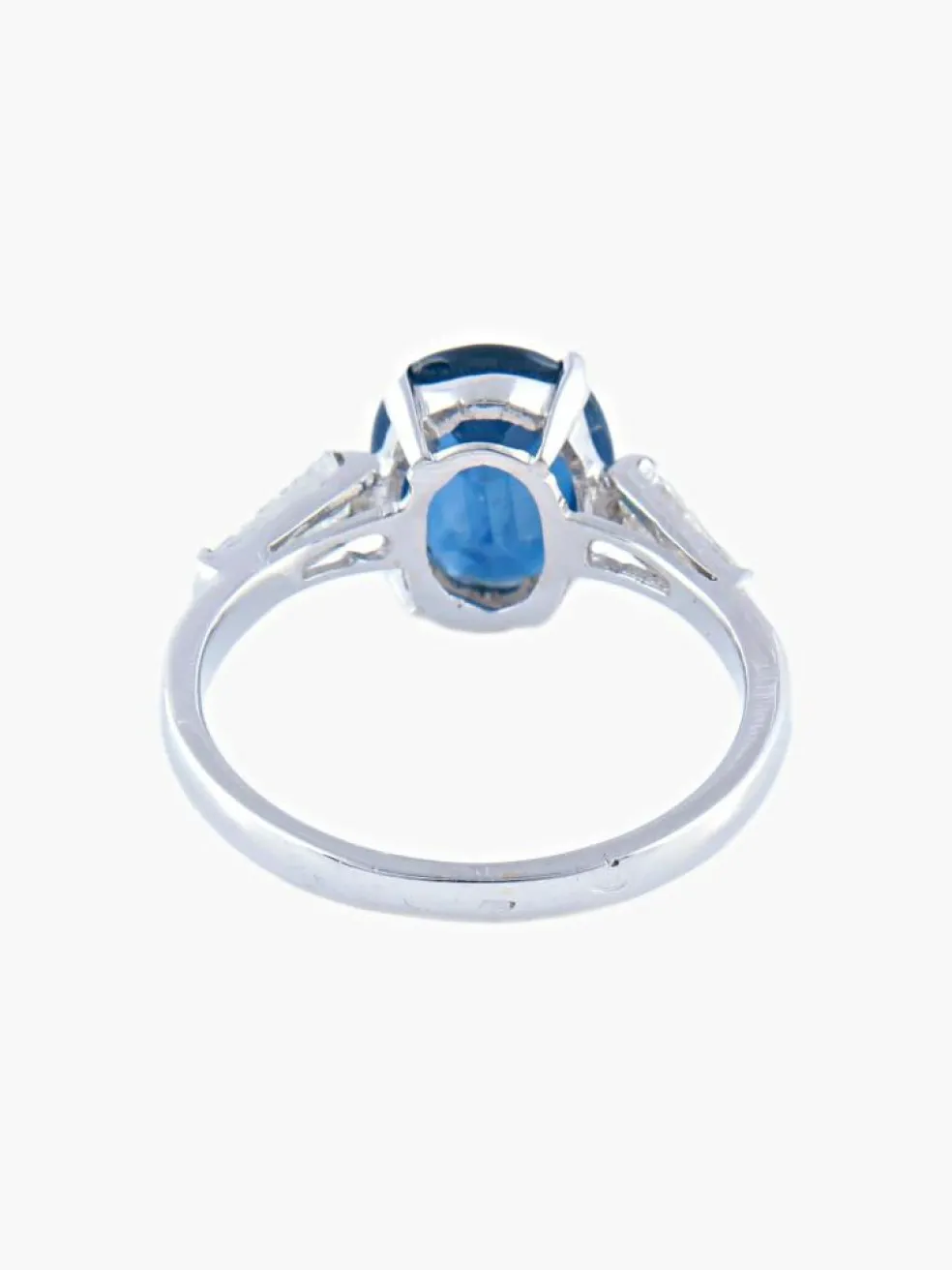 Bague Or Blanc Saphir Thaïlande Diamants