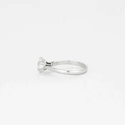 Bague or blanc solitaire 1,10ct