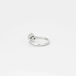 Bague or blanc solitaire 1,10ct