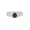 Bague Or, Diamants & Rubis