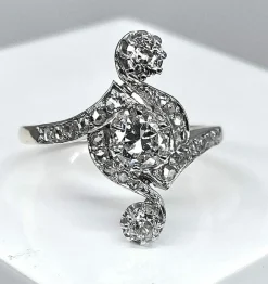 Bague Or Diamants époque 1900