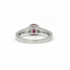 Bague or, diamants, rubis