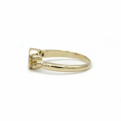 Bague or diamants saphir