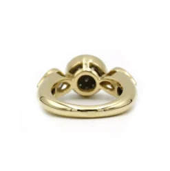 Bague or diamants saphirs