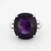 Bague or et améthyste